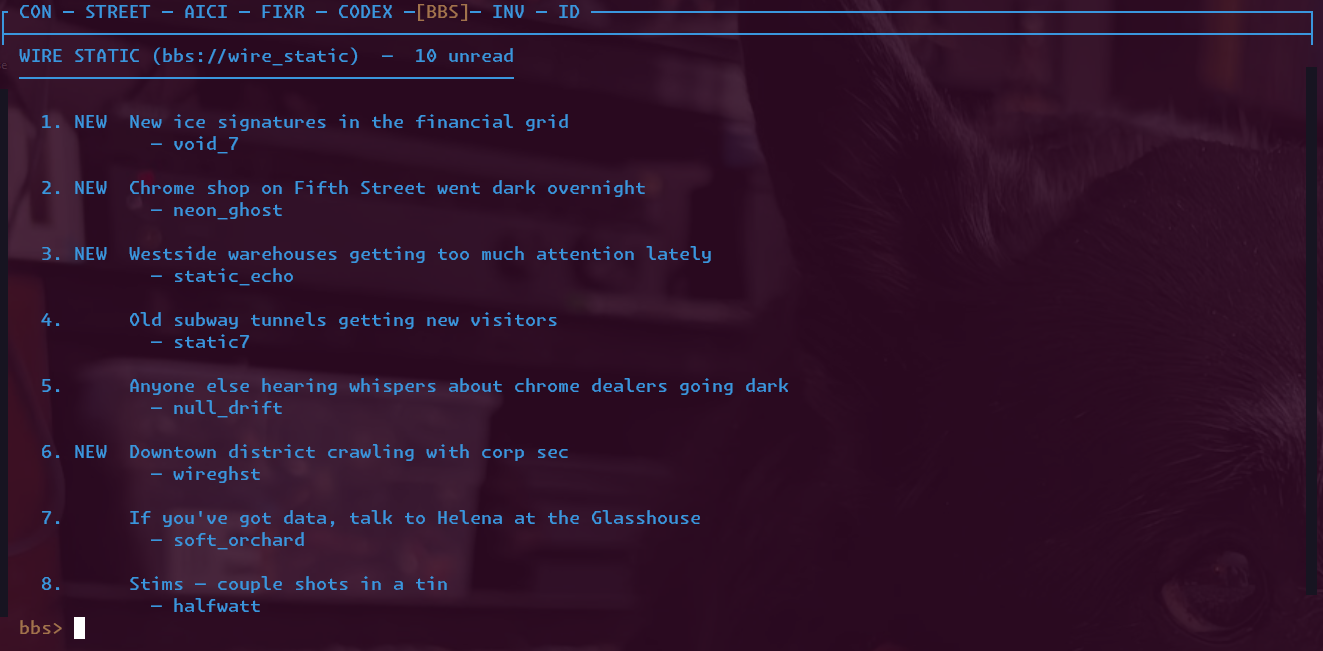 BBS Messages